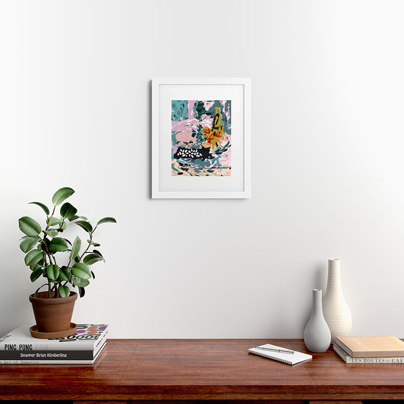83 Oranges The Olive Watcher Framed Art Print