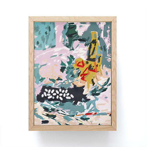 83 Oranges The Olive Watcher Framed Mini Art Print