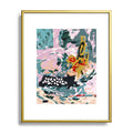 83 Oranges The Olive Watcher Metal Framed Art Print