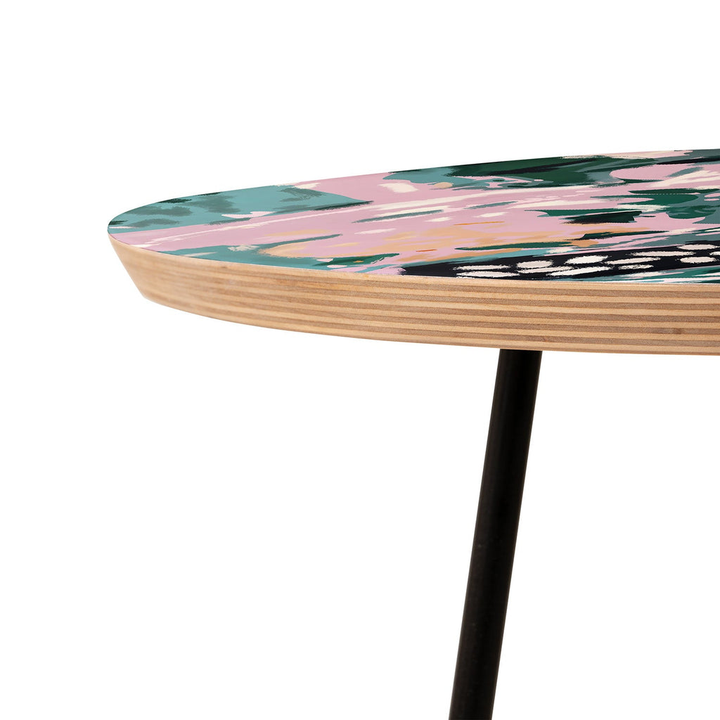 83 Oranges The Olive Watcher Round Side Table