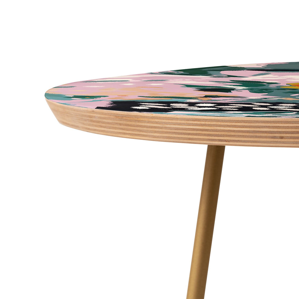 83 Oranges The Olive Watcher Round Side Table