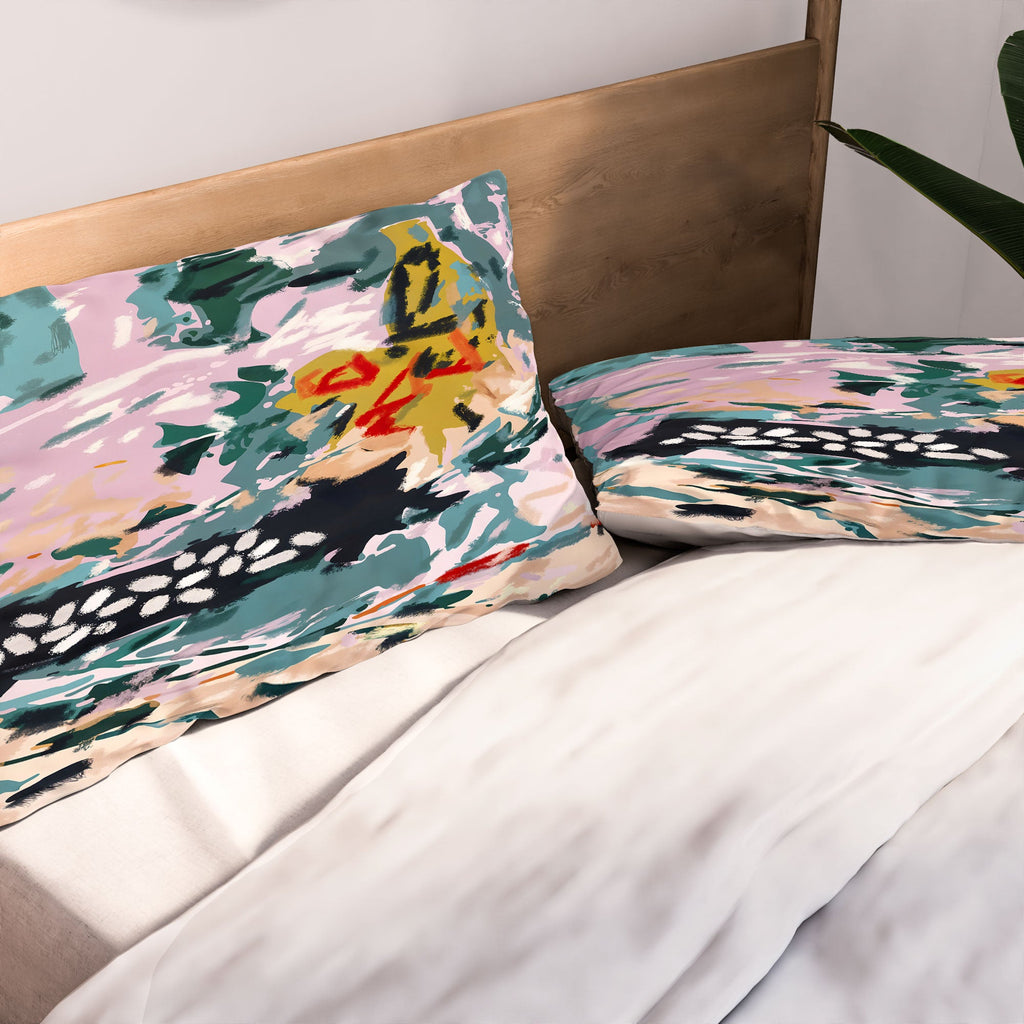 83 Oranges The Olive Watcher Pillow Shams