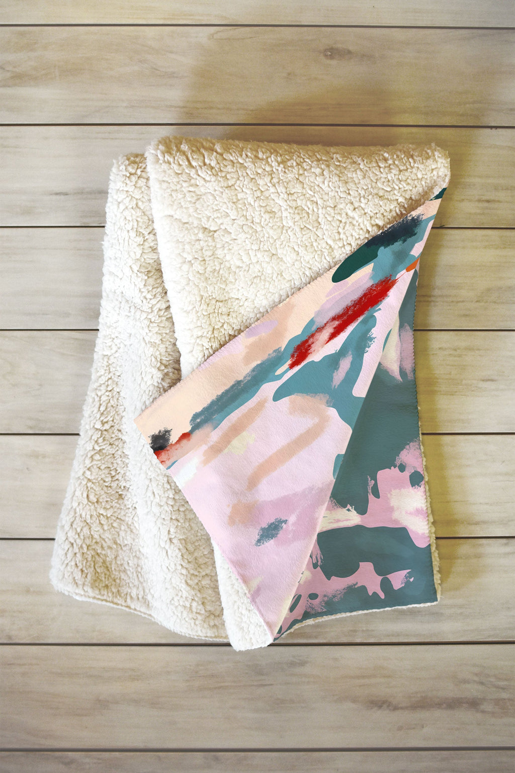 83 Oranges The Olive Watcher Fleece Throw Blanket