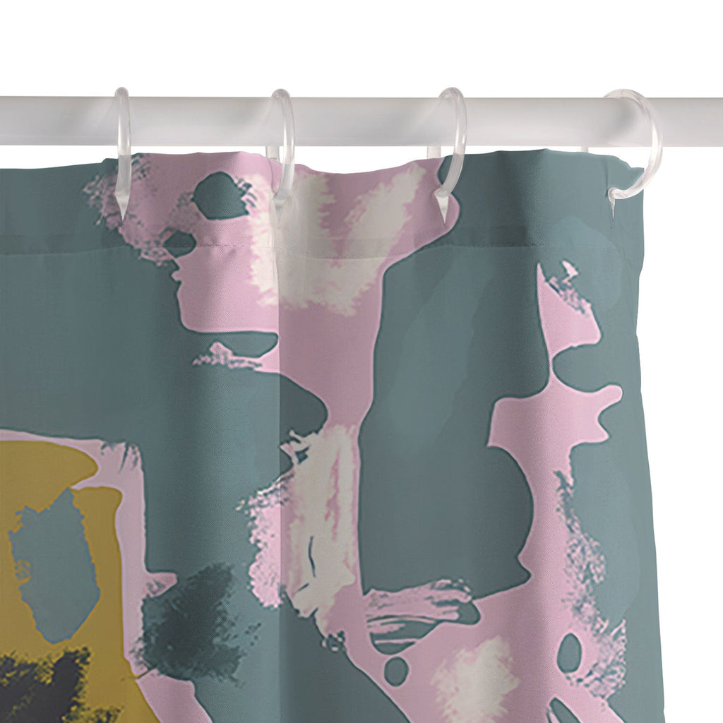 83 Oranges The Olive Watcher Shower Curtain