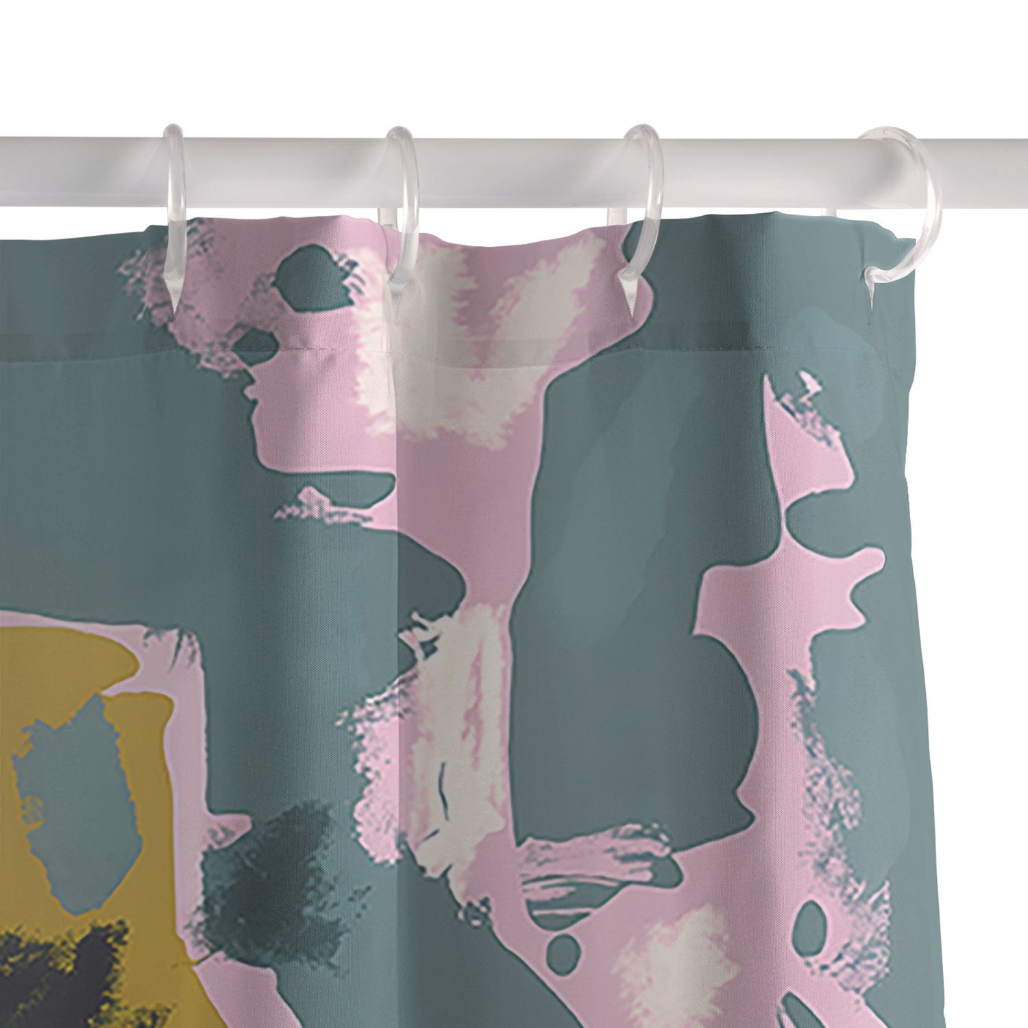 83 Oranges The Olive Watcher Shower Curtain