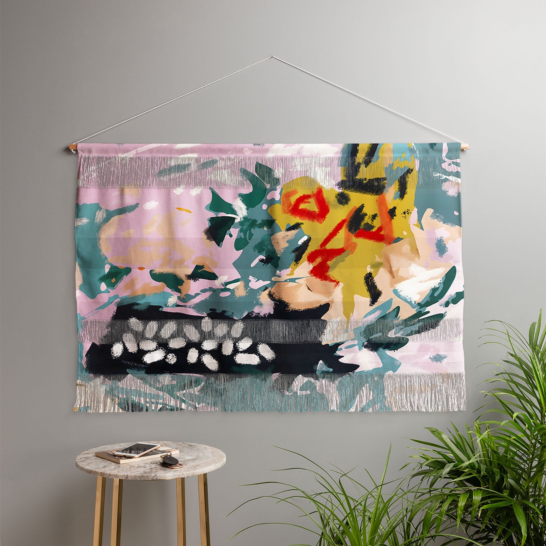 83 Oranges The Olive Watcher Wall Hanging Landscape