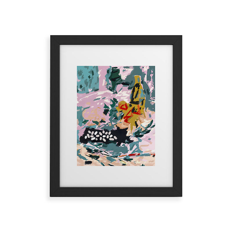 83 Oranges The Olive Watcher Framed Art Print