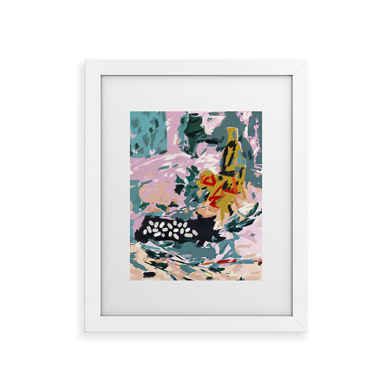 83 Oranges The Olive Watcher Framed Art Print