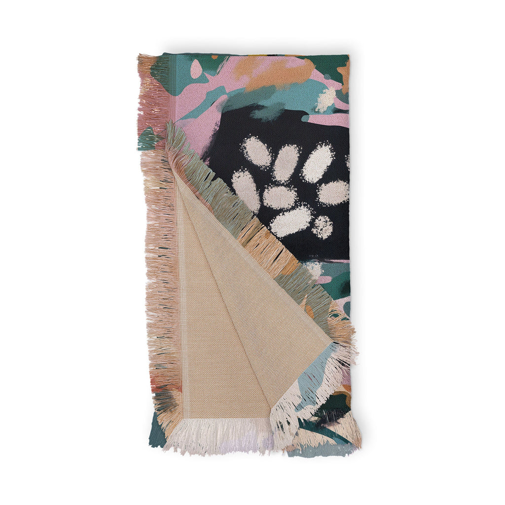 83 Oranges The Olive Watcher Throw Blanket