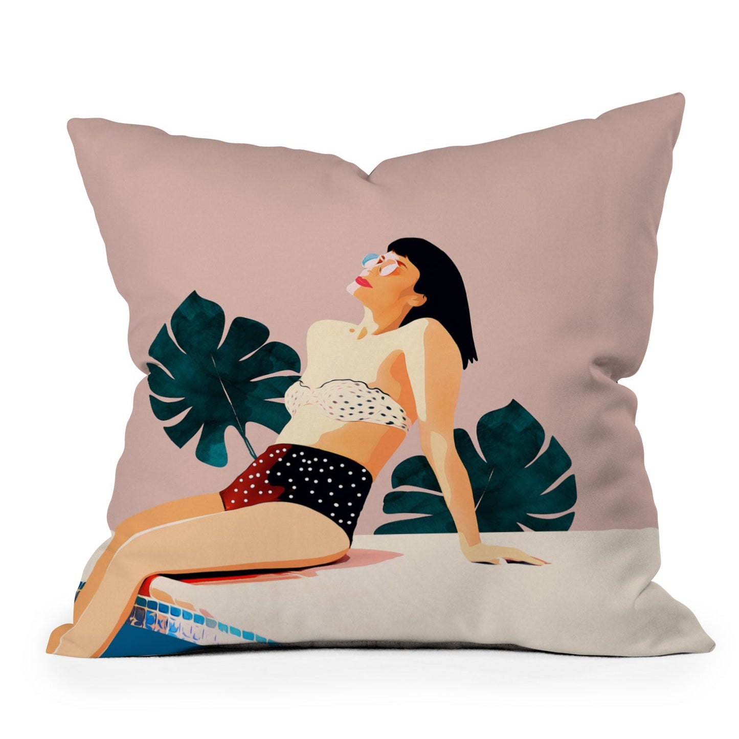 83 Oranges This Sunday Outdoor Throw Pillow