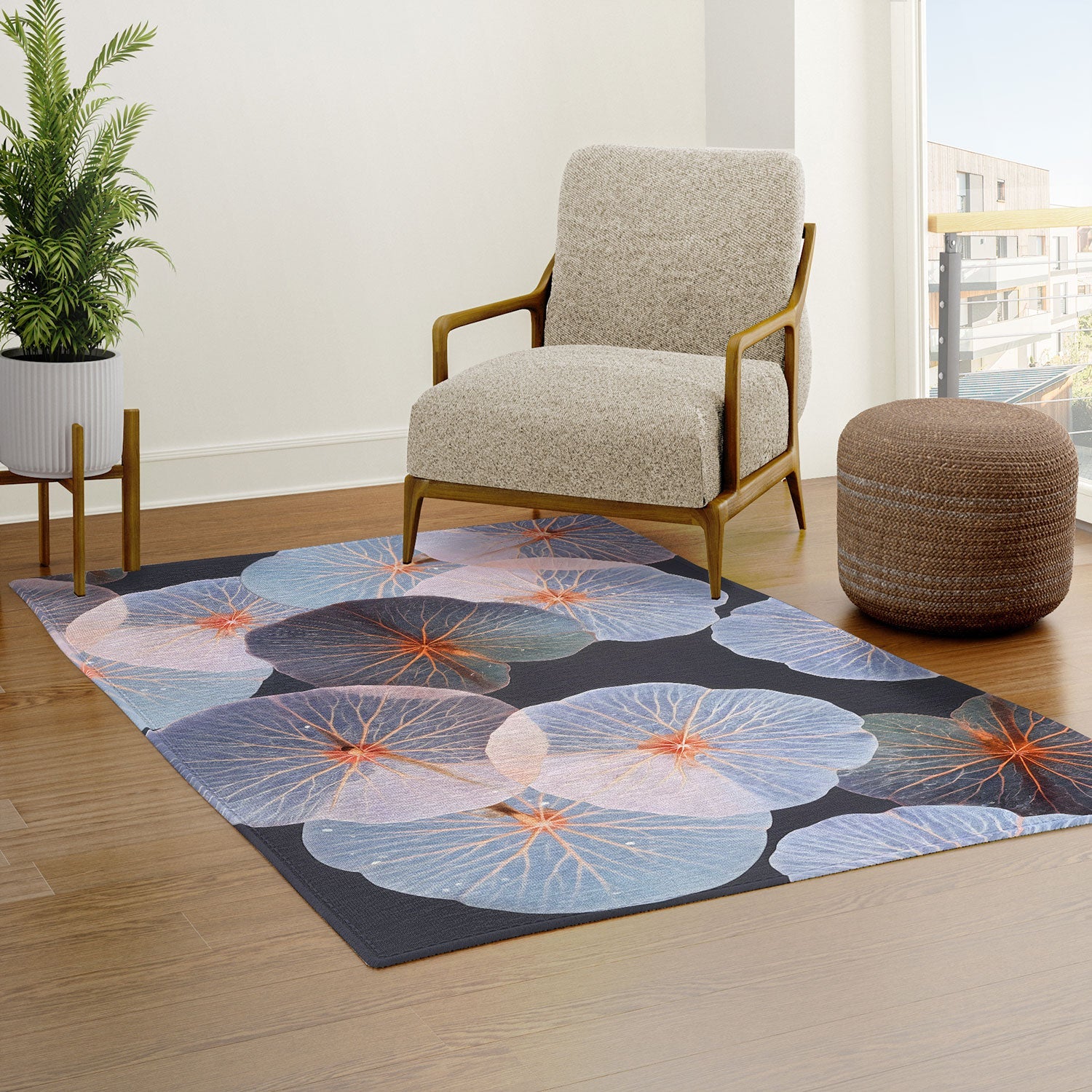 83 Oranges Translucence Area Rug