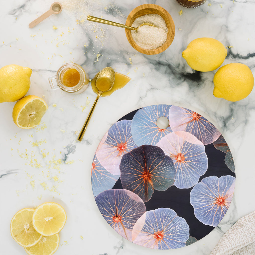 83 Oranges Translucence Cutting Board Round