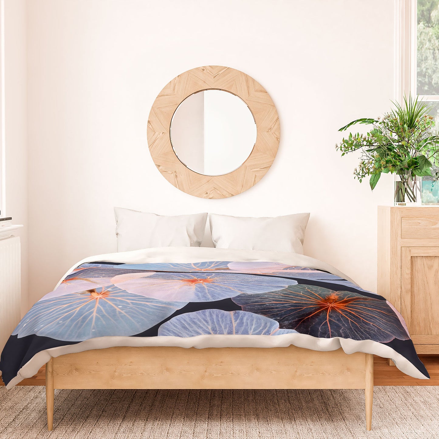 83 Oranges Translucence Duvet Cover