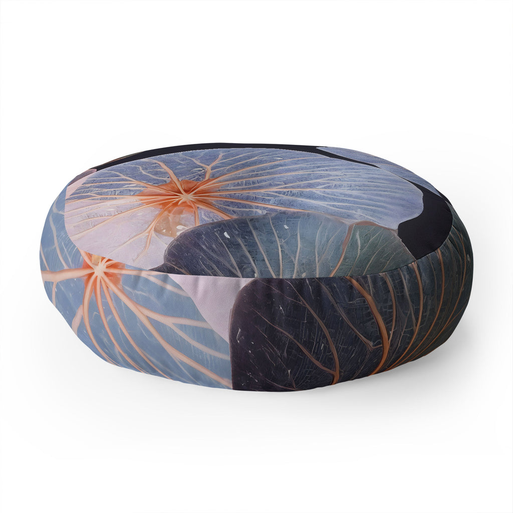 83 Oranges Translucence Floor Pillow Round