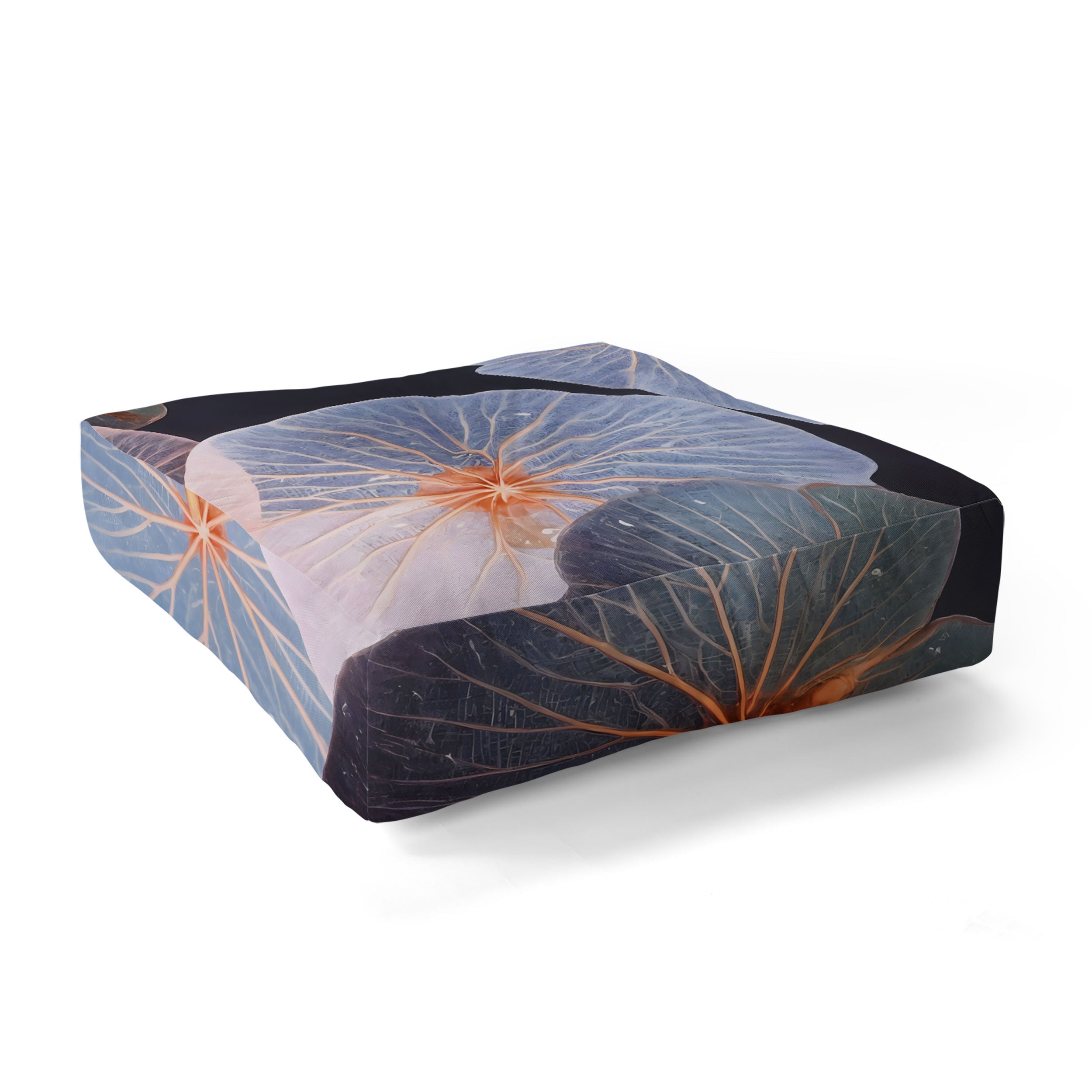 83 Oranges Translucence Floor Pillow Square