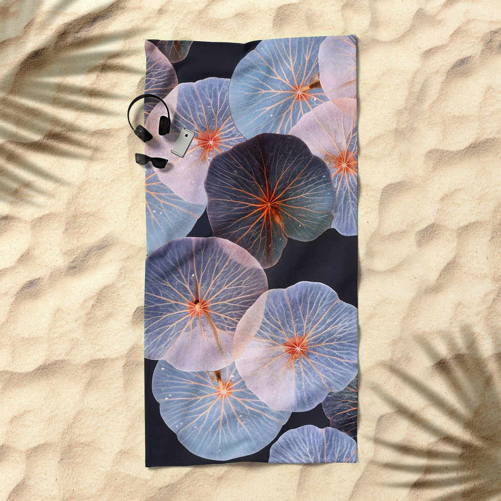 83 Oranges Translucence Beach Towel
