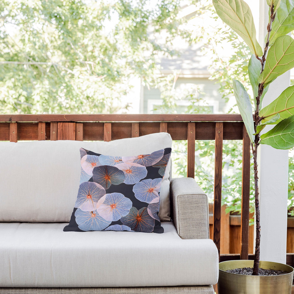 83 Oranges Translucence Outdoor Throw Pillow