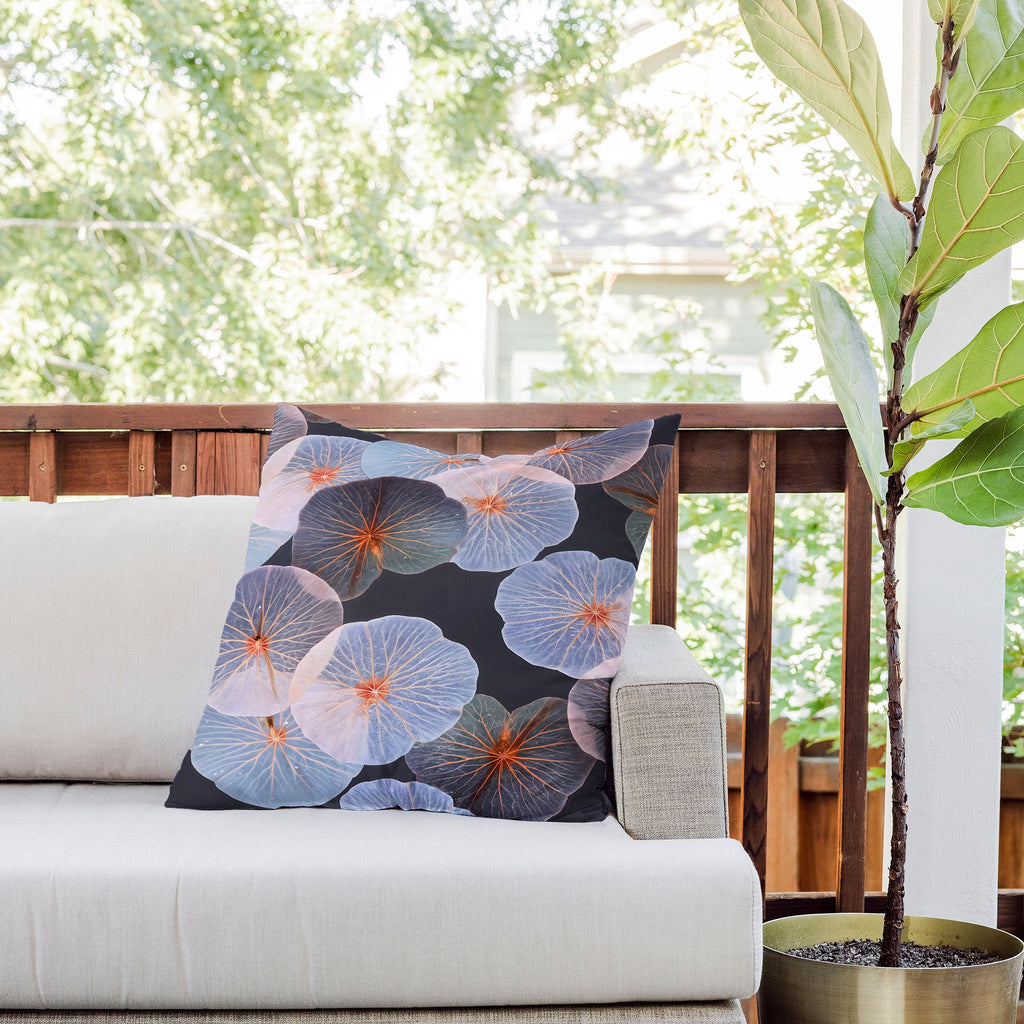 83 Oranges Translucence Outdoor Throw Pillow