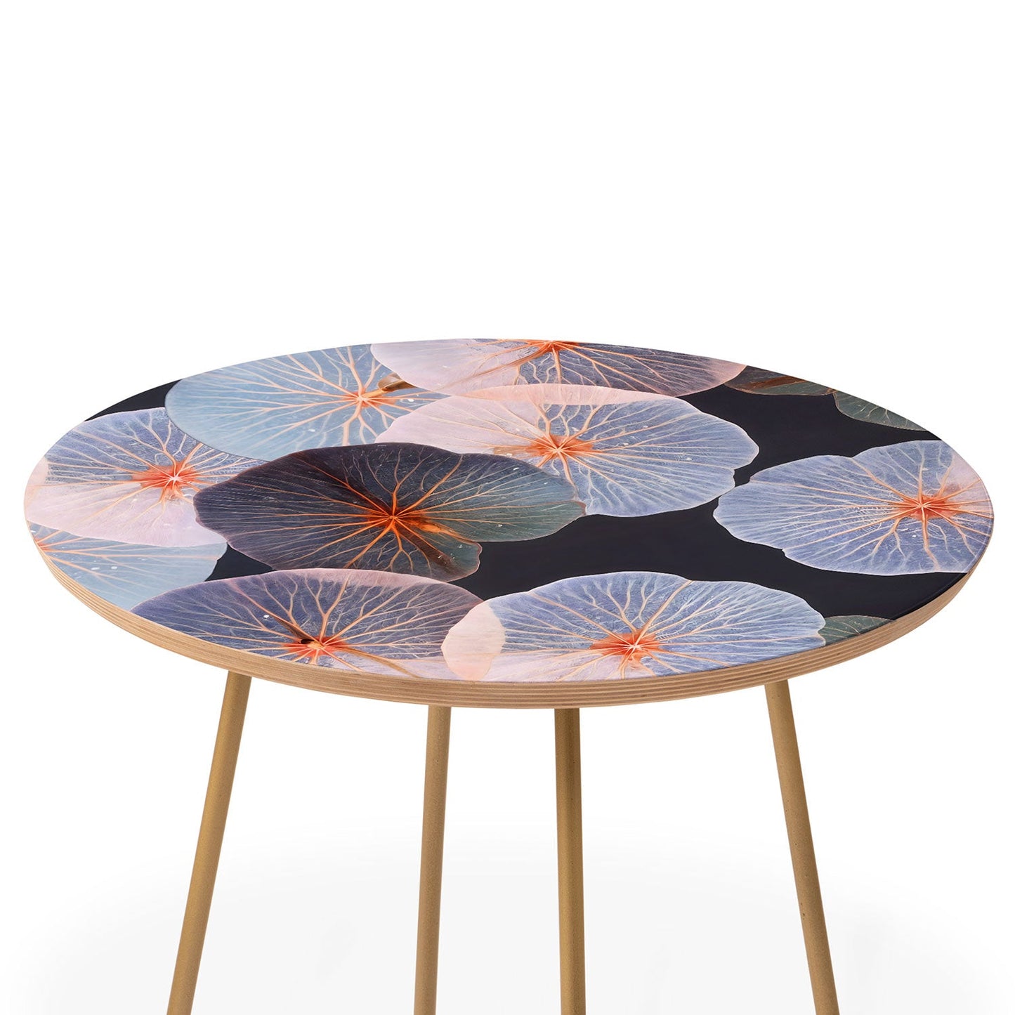 83 Oranges Translucence Round Side Table