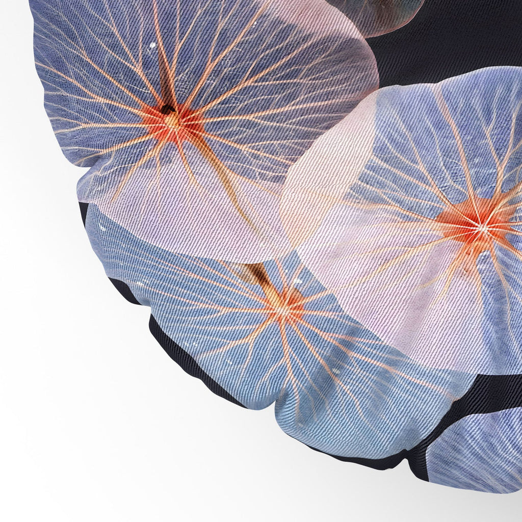 83 Oranges Translucence Floor Pillow Round