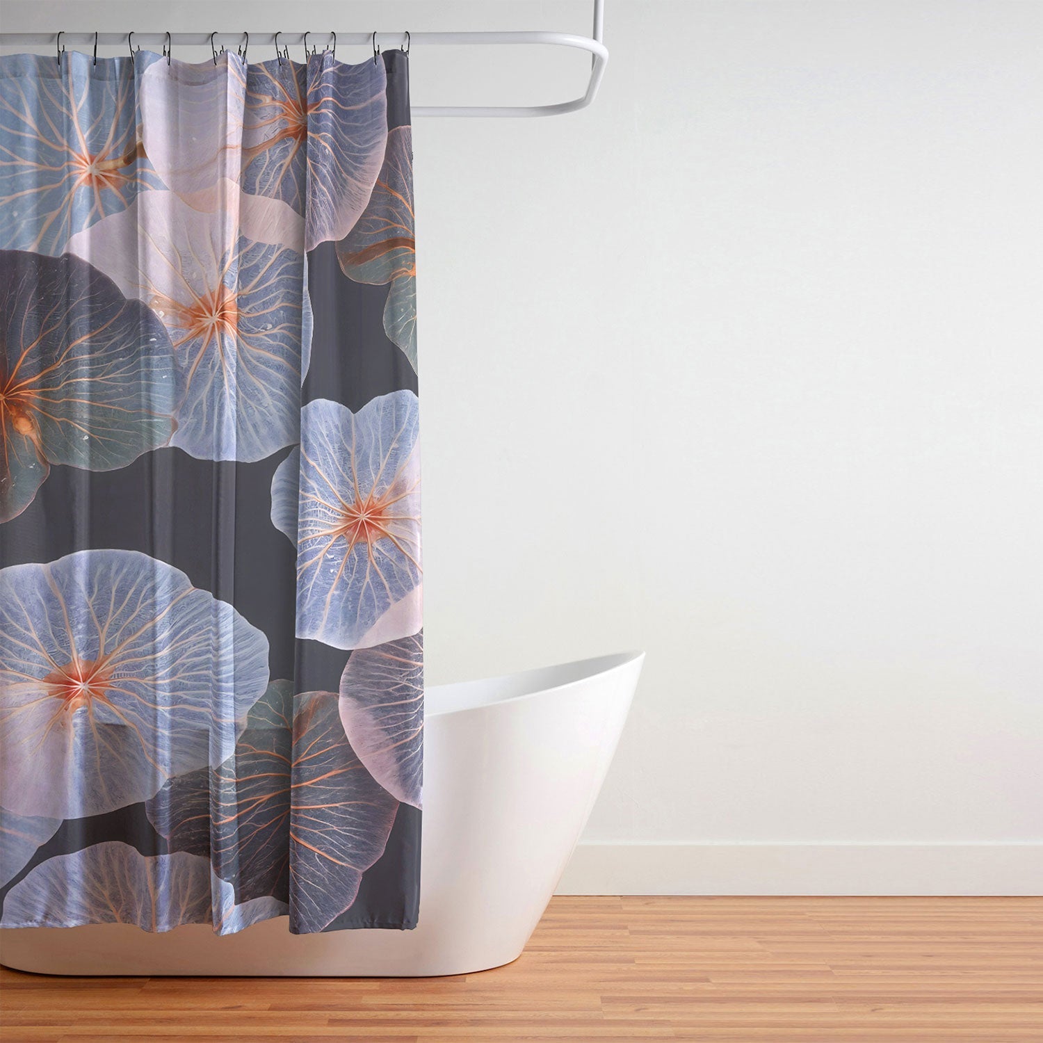 83 Oranges Translucence Shower Curtain