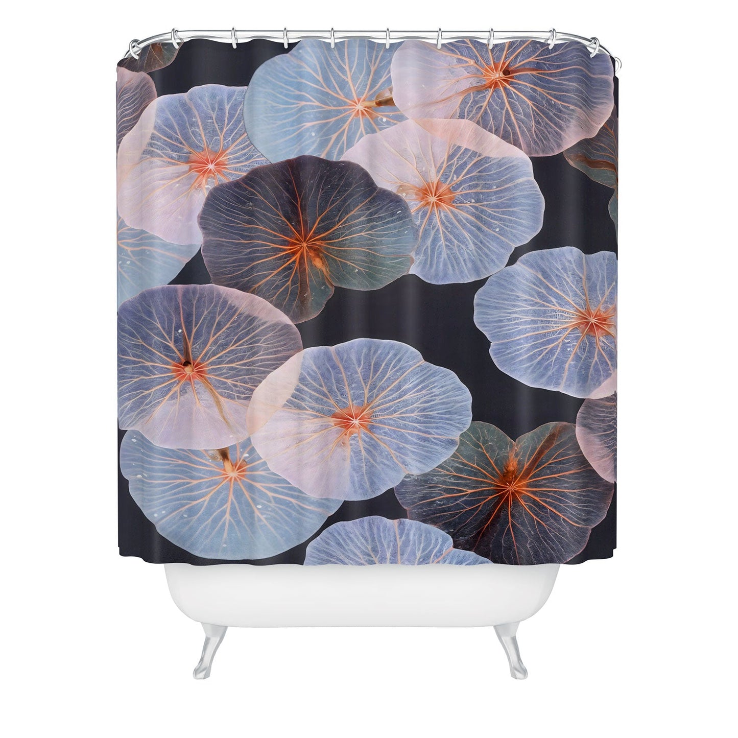 83 Oranges Translucence Shower Curtain