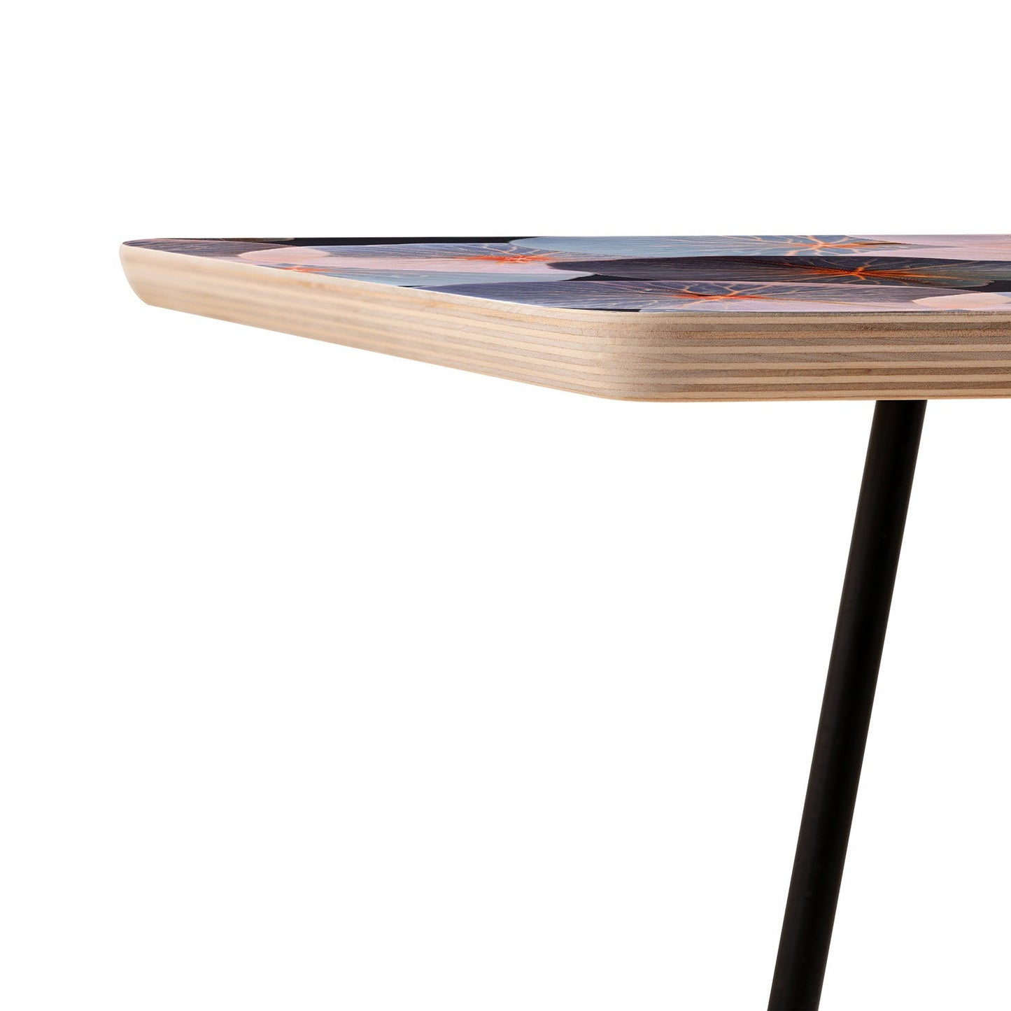 83 Oranges Translucence Side Table