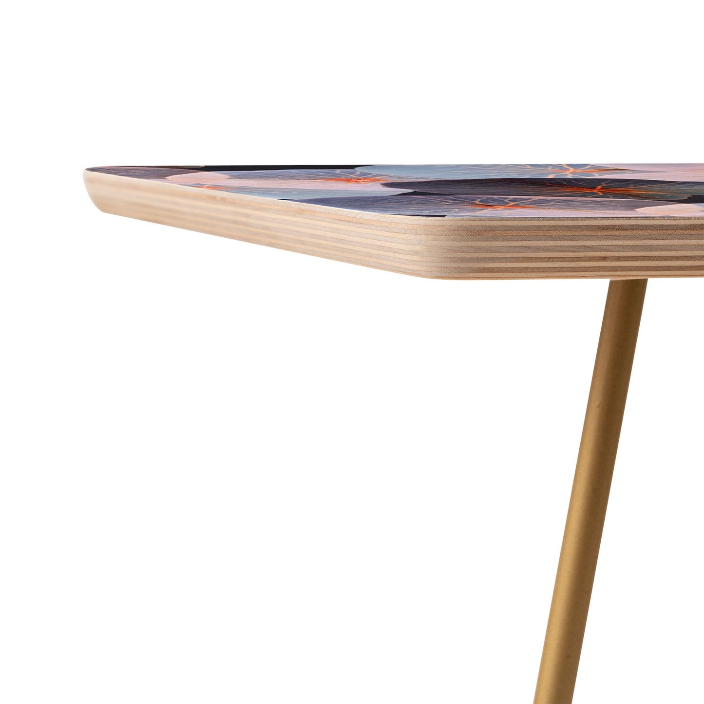 83 Oranges Translucence Side Table