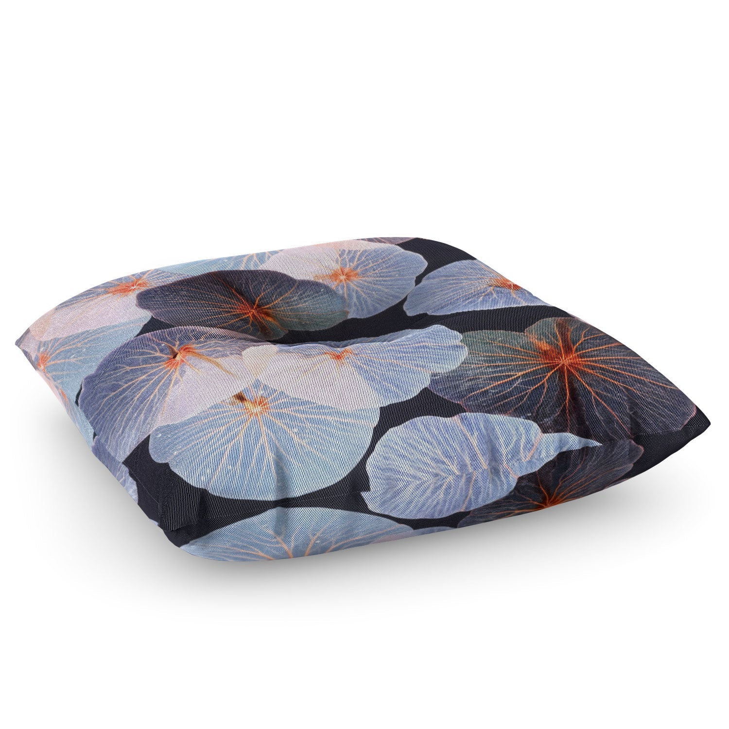 83 Oranges Translucence Floor Pillow Square