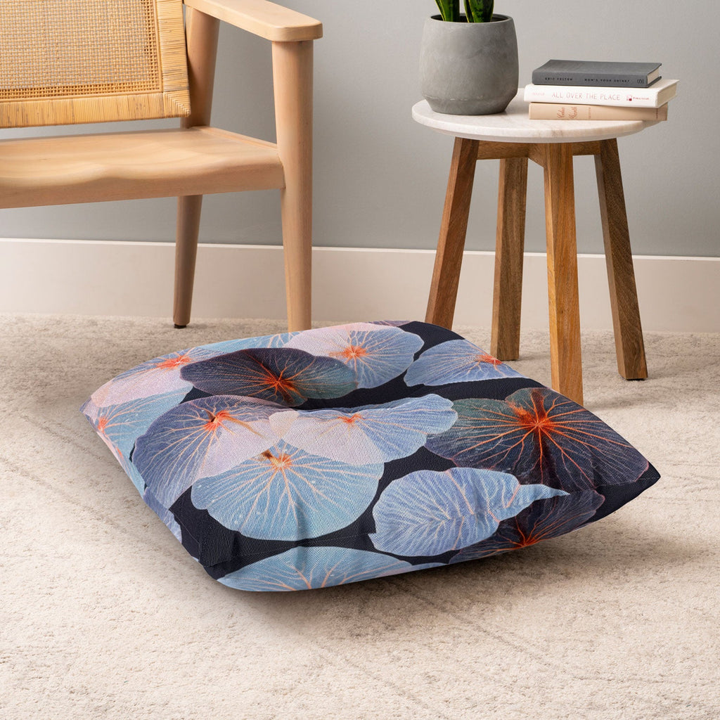 83 Oranges Translucence Floor Pillow Square