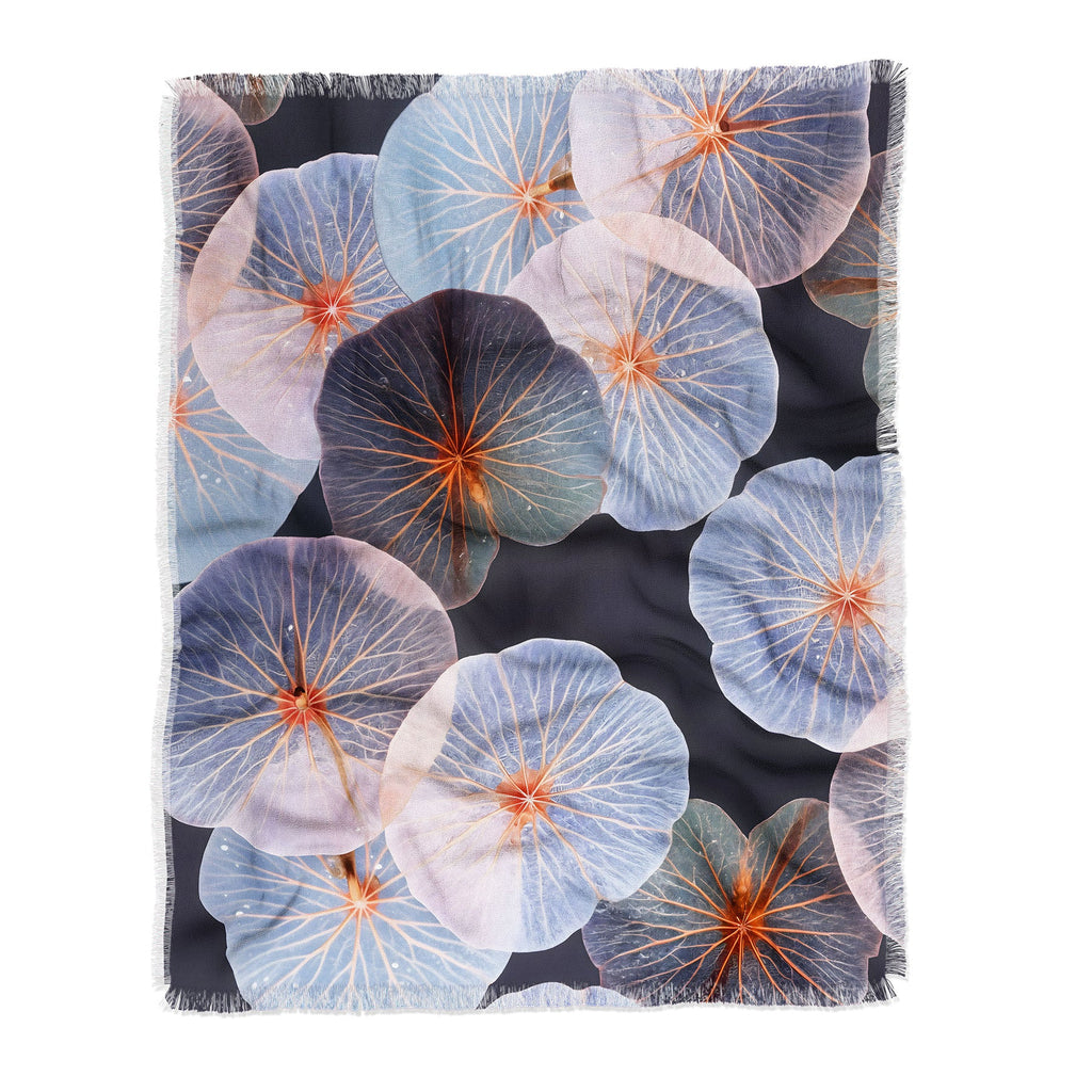 83 Oranges Translucence Throw Blanket