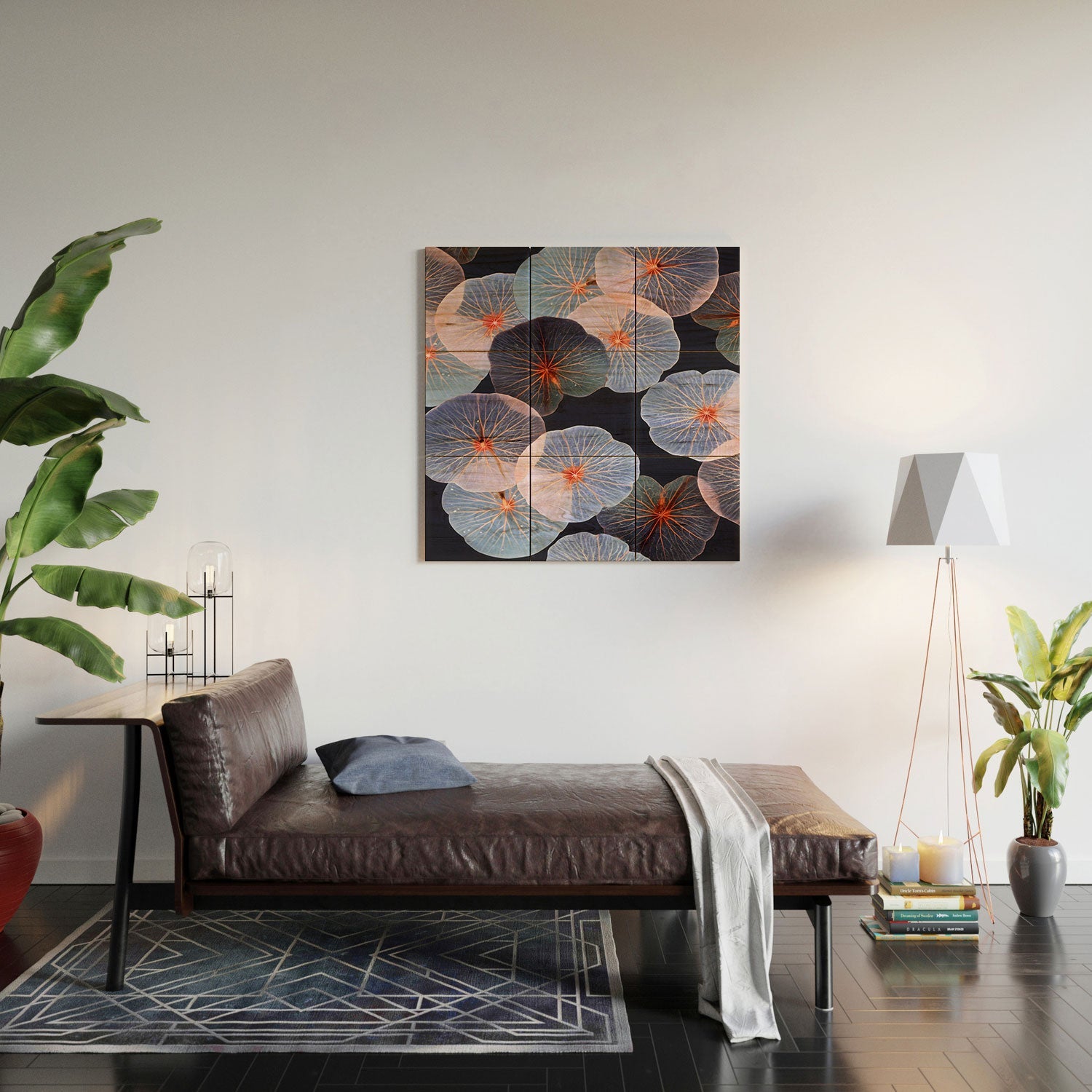 83 Oranges Translucence Wood Wall Mural