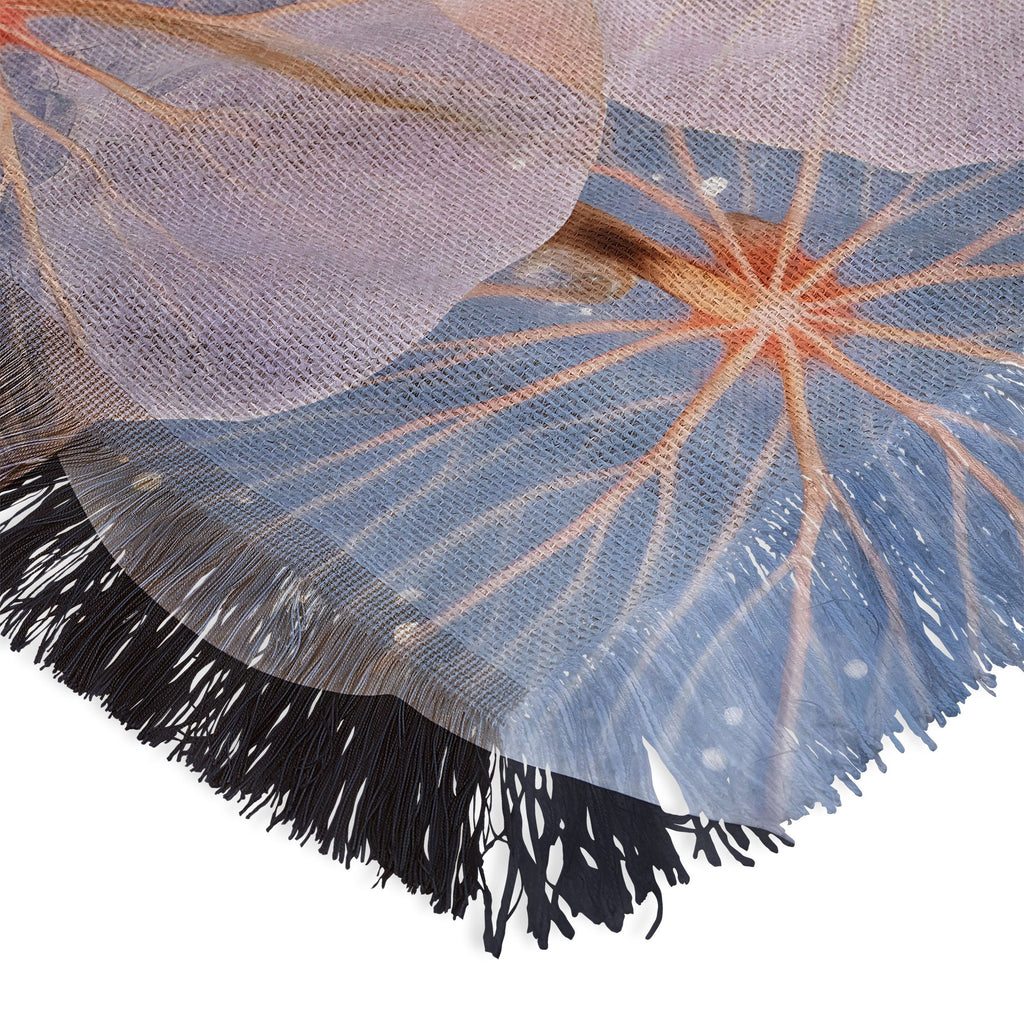 83 Oranges Translucence Throw Blanket