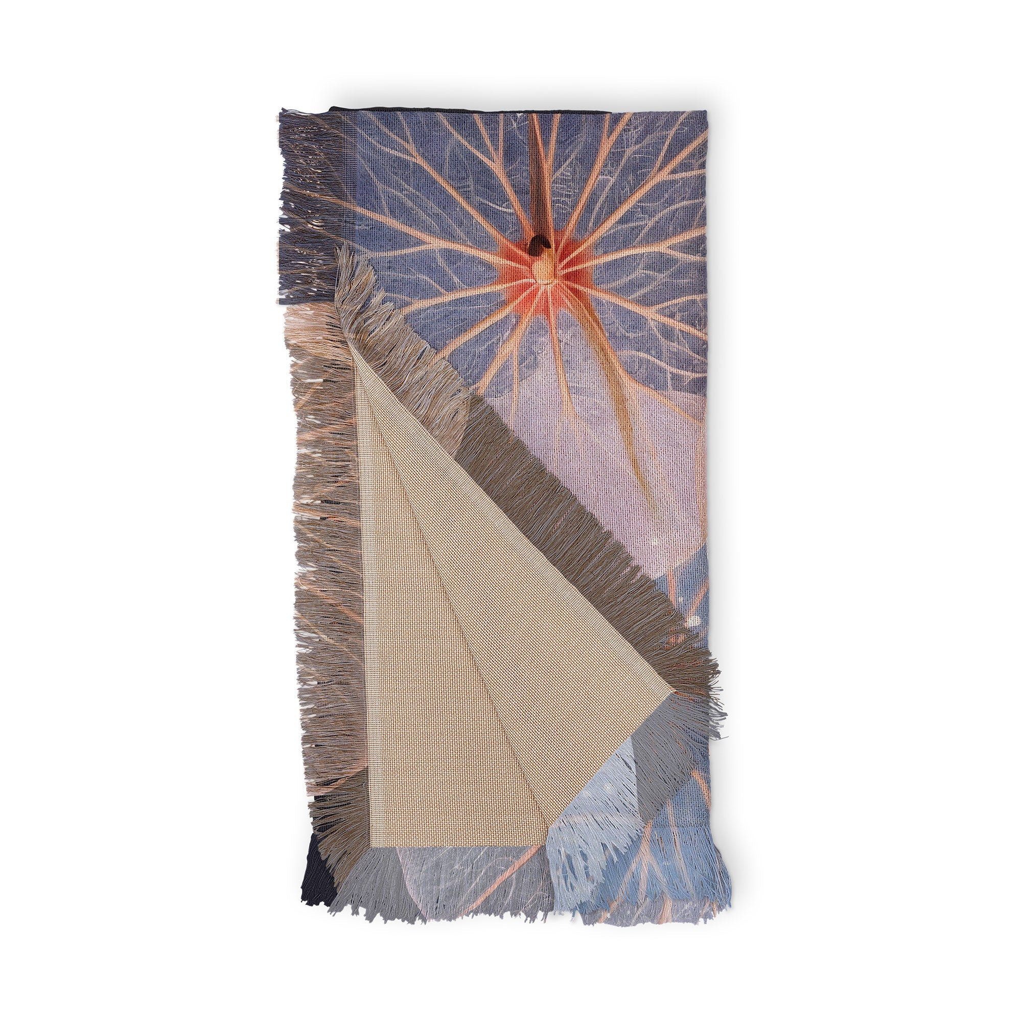 83 Oranges Translucence Throw Blanket