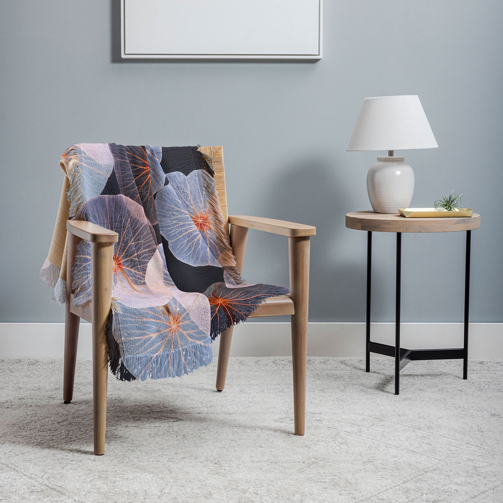 83 Oranges Translucence Throw Blanket
