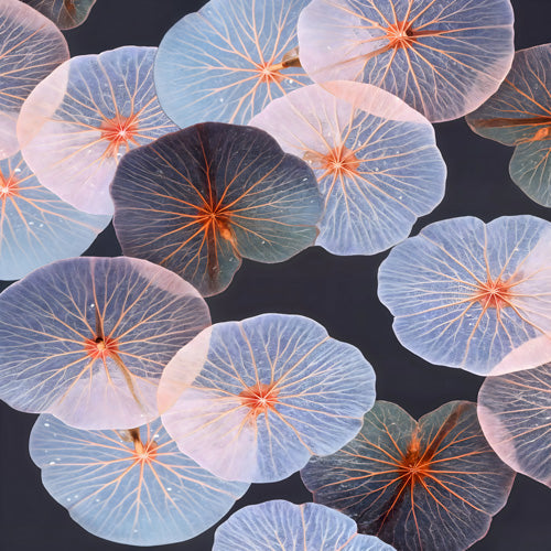 83 Oranges Translucence Shower Curtain