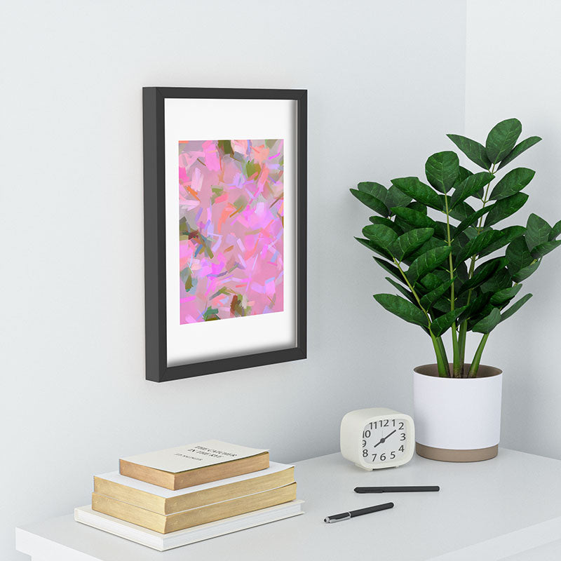 83 Oranges Whispers In Pink Recessed Framing Rectangle