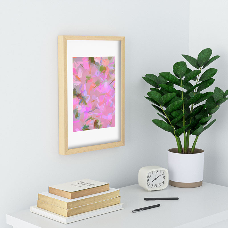 83 Oranges Whispers In Pink Recessed Framing Rectangle