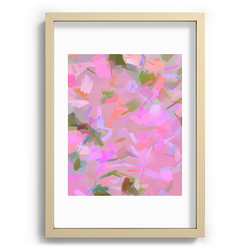 83 Oranges Whispers In Pink Recessed Framing Rectangle