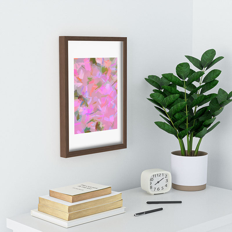 83 Oranges Whispers In Pink Recessed Framing Rectangle