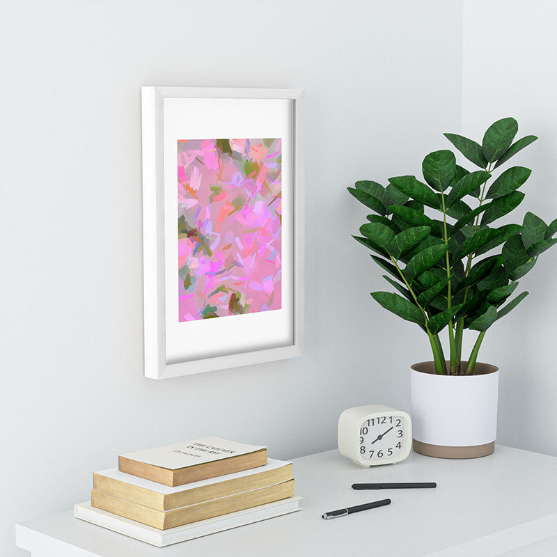 83 Oranges Whispers In Pink Recessed Framing Rectangle
