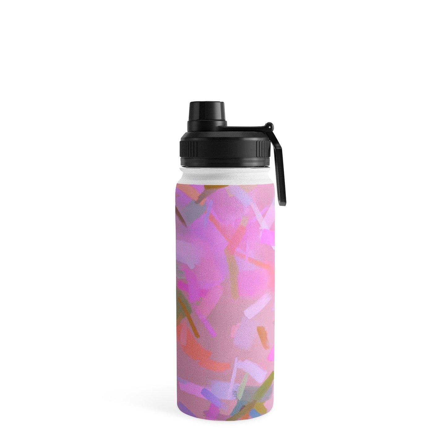 83 Oranges Whispers In Pink Water Bottle