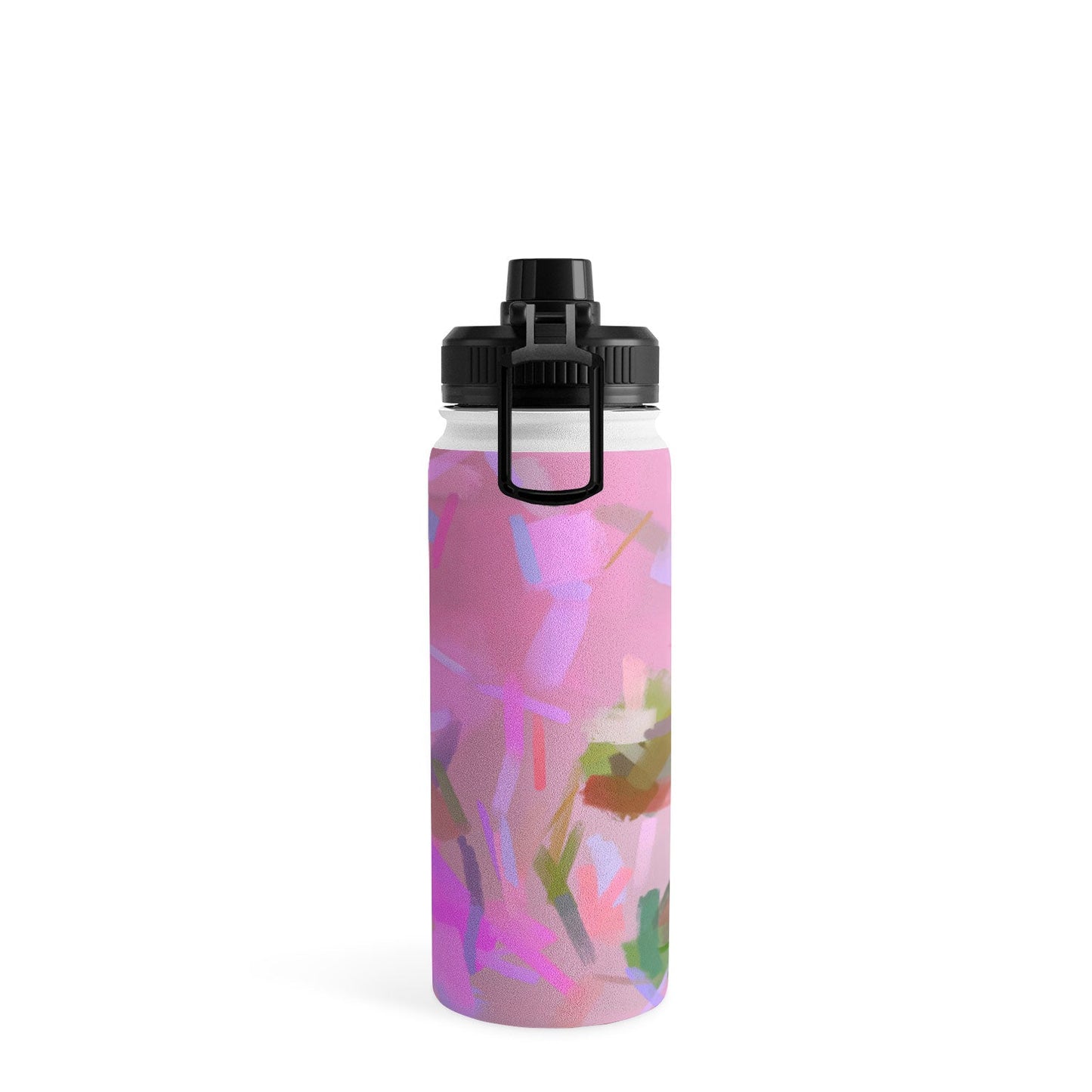 83 Oranges Whispers In Pink Water Bottle