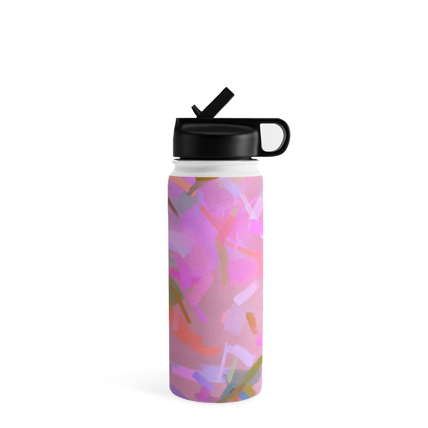 83 Oranges Whispers In Pink Water Bottle