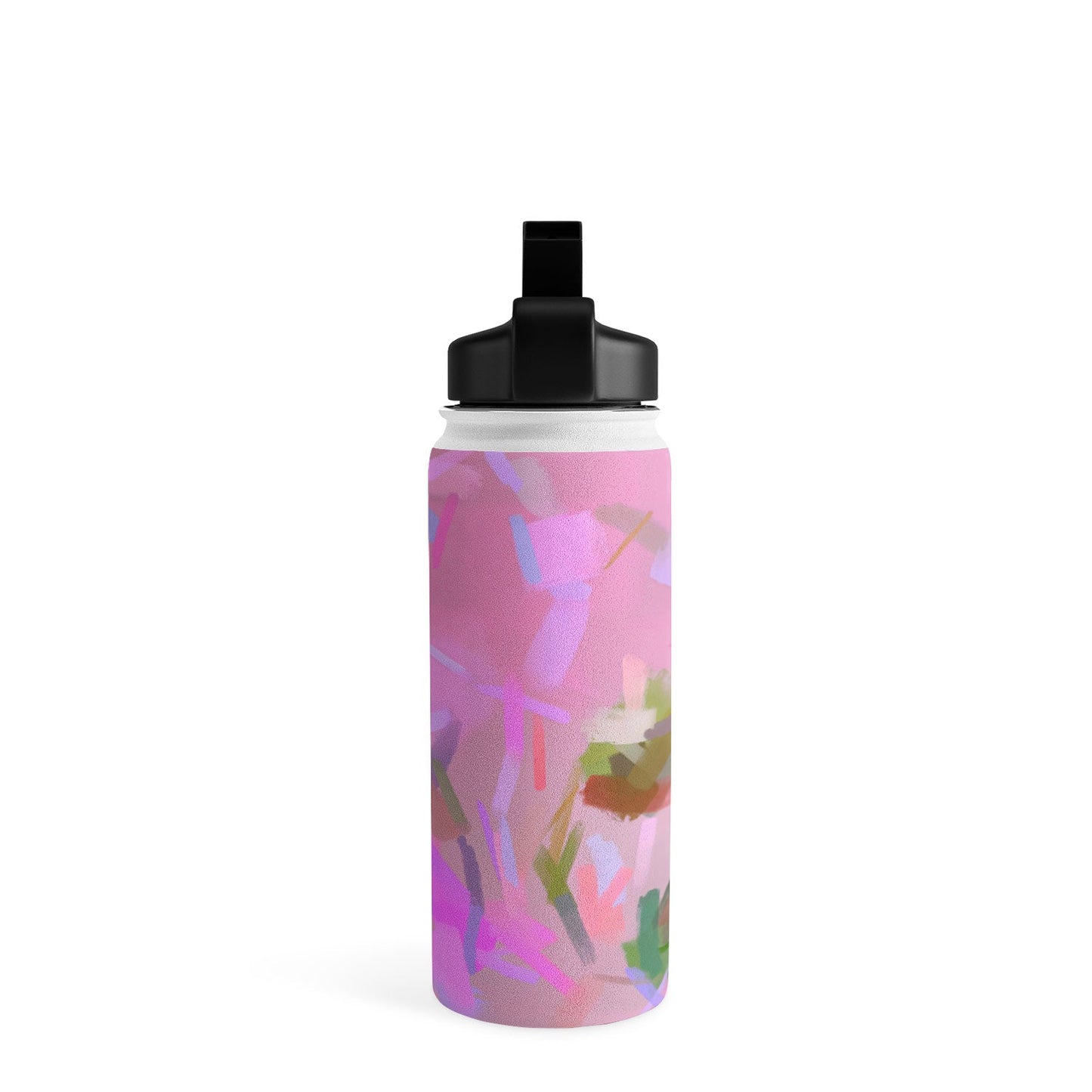 83 Oranges Whispers In Pink Water Bottle