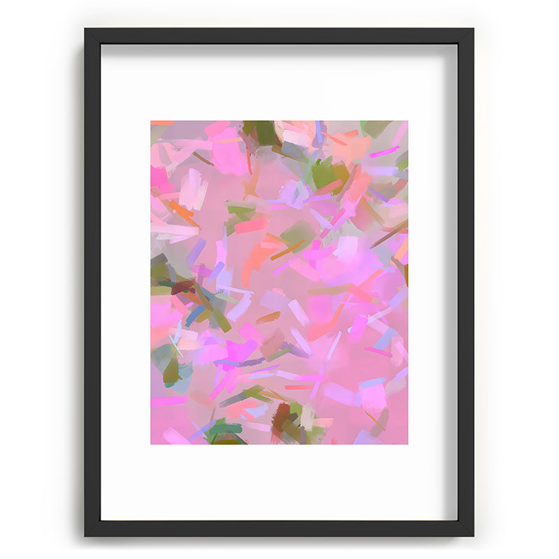 83 Oranges Whispers In Pink Recessed Framing Rectangle