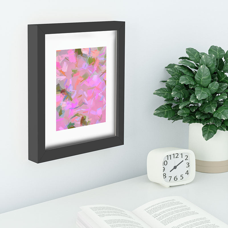 83 Oranges Whispers In Pink Recessed Framing Rectangle