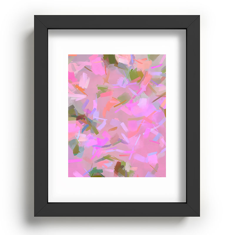 83 Oranges Whispers In Pink Recessed Framing Rectangle
