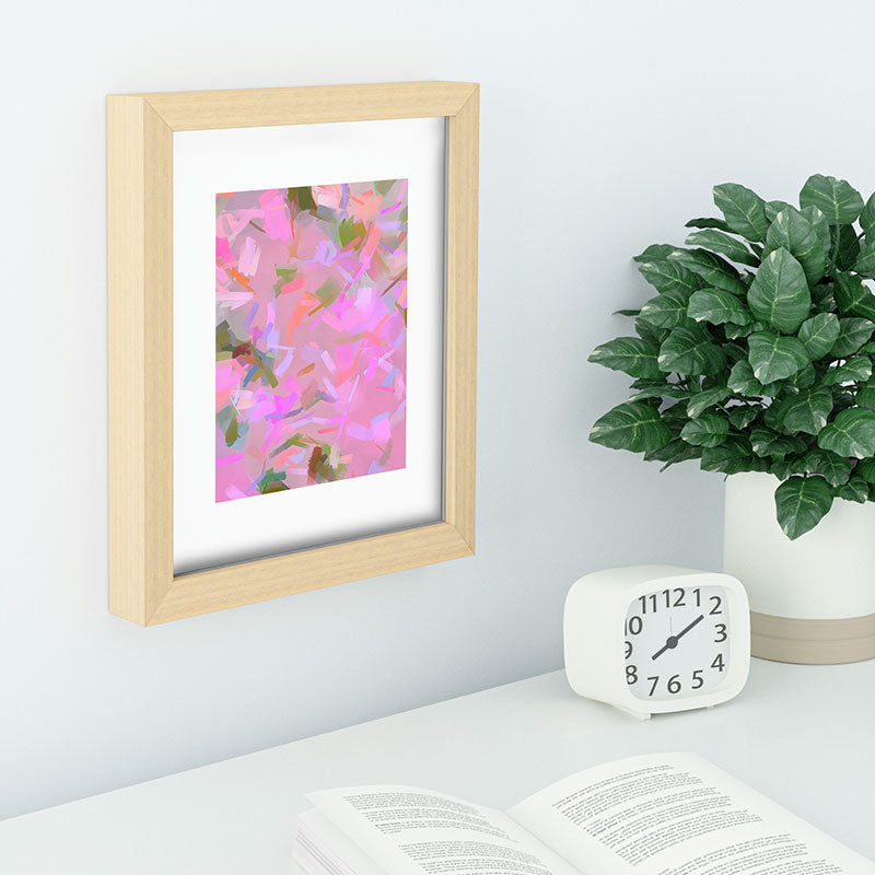 83 Oranges Whispers In Pink Recessed Framing Rectangle