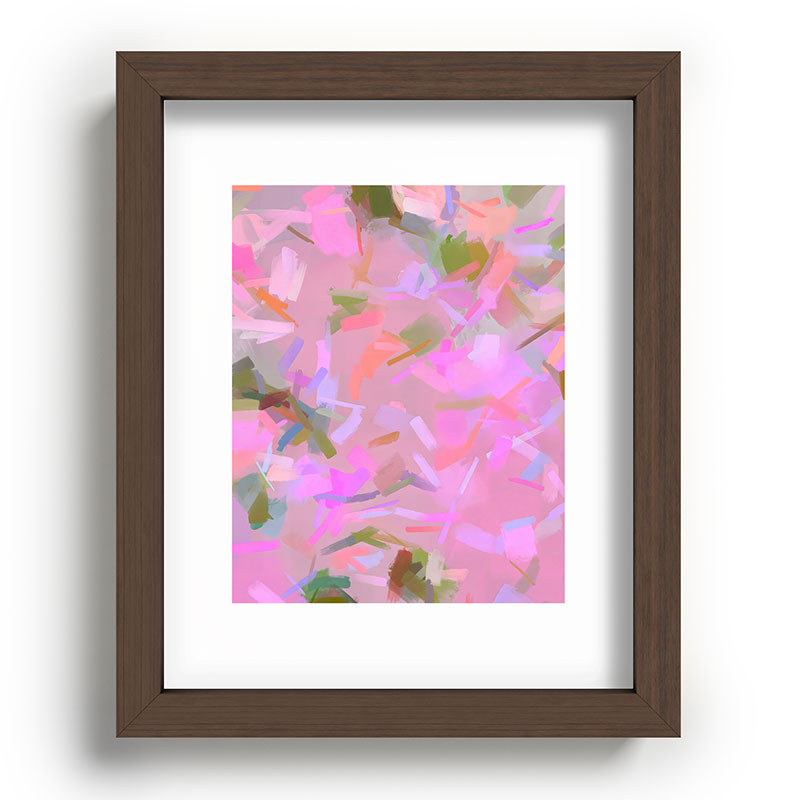 83 Oranges Whispers In Pink Recessed Framing Rectangle
